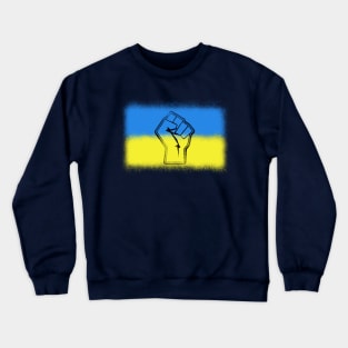 UKRAINE Flag Vintage Distressed Crewneck Sweatshirt